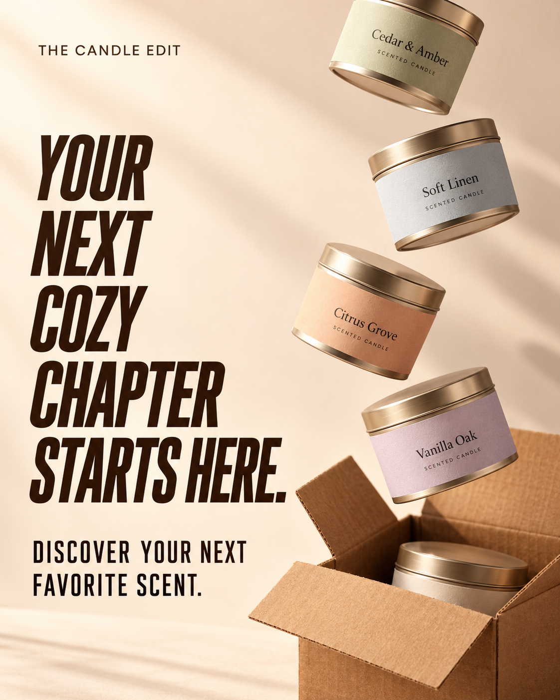 Scented Candle Collection Ad